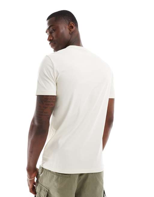Polo Ralph Lauren – T-Shirt in Cremeweiß mit Markenlogo, 3 von 4