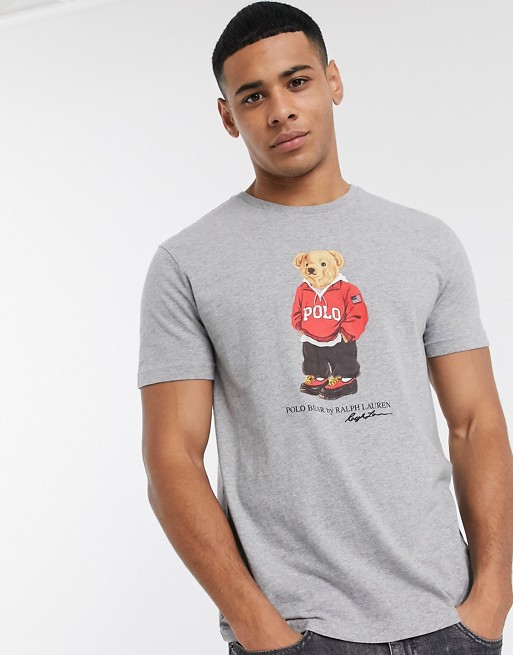 Polo Ralph Lauren t-shirt in grey with bear logo