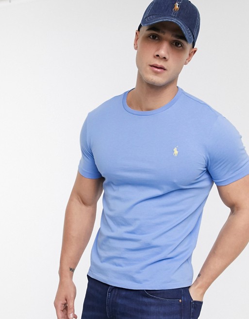 Polo Ralph Lauren t-shirt in light blue with logo