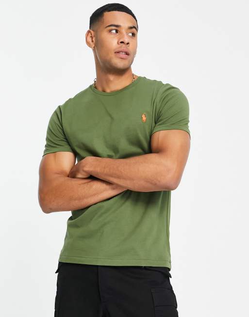 Olive green ralph discount lauren t shirt