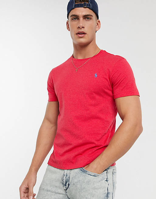 Polo Ralph Lauren t-shirt in red marl with logo