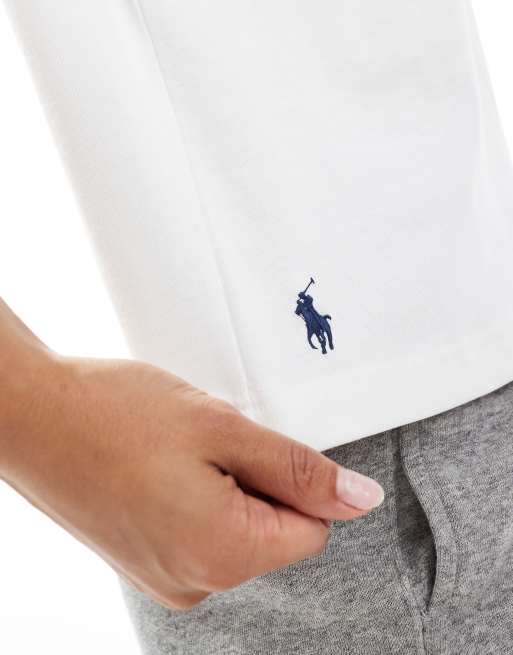 Polo Ralph Lauren – T-Shirt in Weiß mit Rundhalsausschnitt, 2 von 4