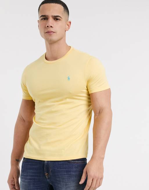 Yellow ralph lauren store polo t shirt