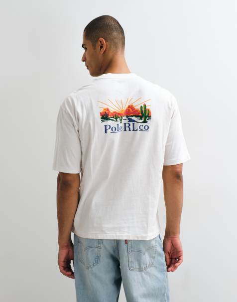 Polo Ralph Lauren t-shirt med grafiskt tryck bak i vitt - view 1