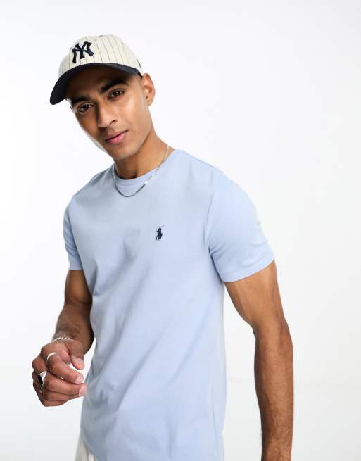 Polo Ralph Lauren - T-shirt met iconisch logo in lichtblauw