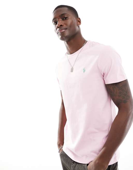 Polo Ralph Lauren - T-shirt met icoonlogo in lichtroze