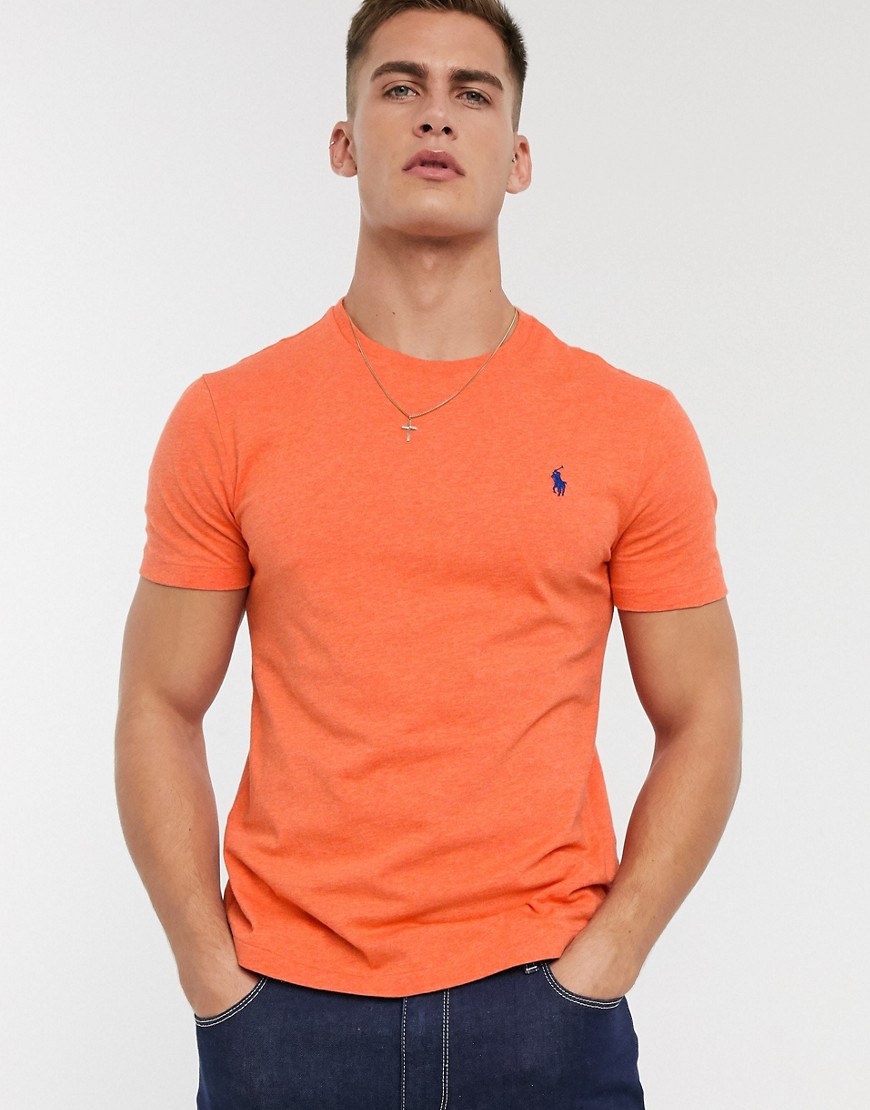 Polo Ralph Lauren - T-shirt met logo in gemêleerd oranje