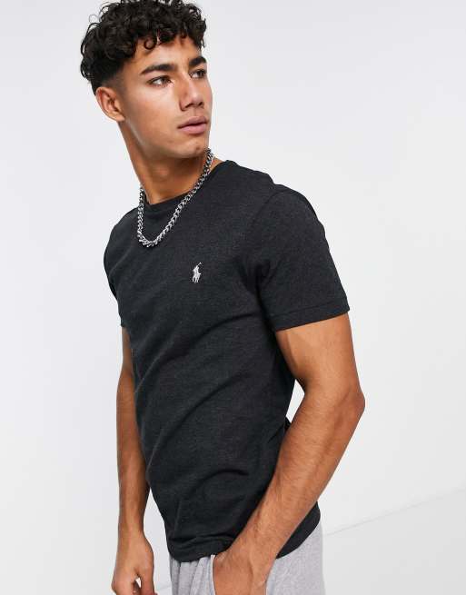Polo Ralph Lauren - T-shirt met logo in gemêleerd zwart