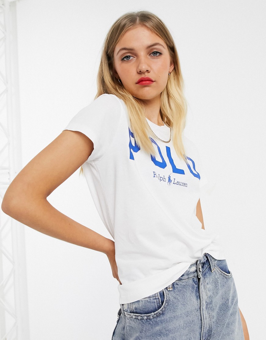 Polo Ralph Lauren - T-shirt met logo-Wit