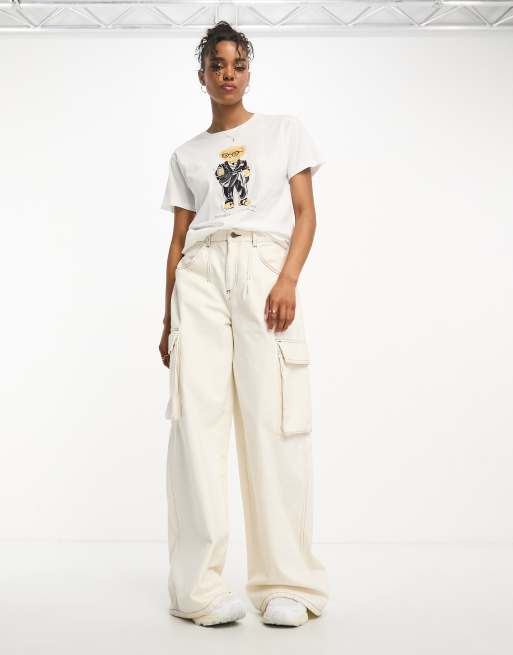 Polo Ralph Lauren - T-shirt met nette beer in wit, 4 van 4