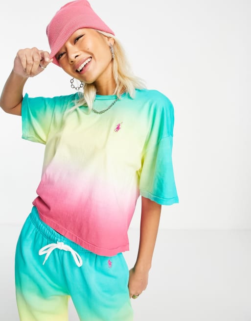 Damen Sport Leggings Mit Batikmuster - Nahtlose Yogahose Mit Po-Lifting