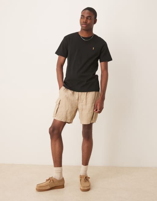 Polo Ralph Lauren - T-shirt nera in cotone pima con logo, 4 di 4