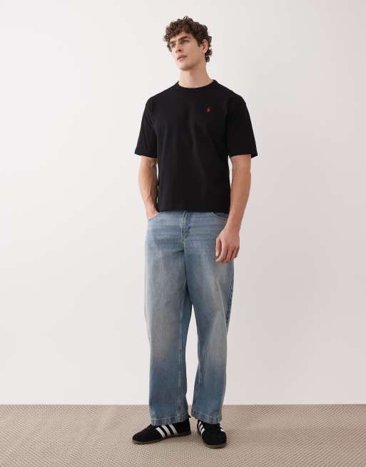 Polo Ralph Lauren - T-shirt pesante nera con logo, 2 di 5