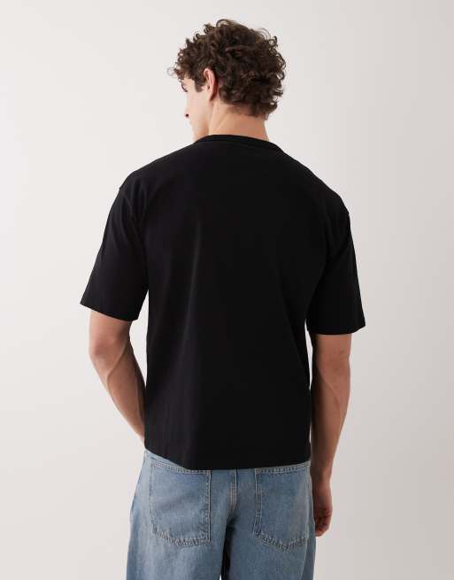 Polo Ralph Lauren - T-shirt pesante nera con logo, 3 di 5