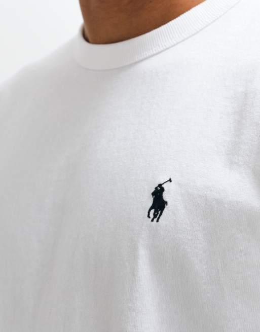 Polo Ralph Lauren t-shirt relaxed fit con logo icon bianca, 3 di 5