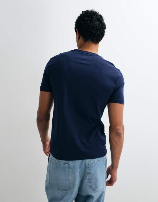 Polo Ralph Lauren T-shirt slim fit blu navy, 3 di 5