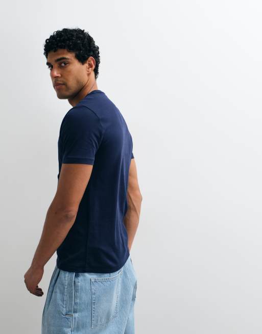 Polo Ralph Lauren T-shirt slim fit blu navy, 5 di 5