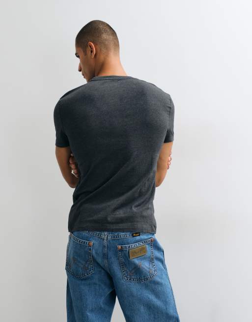 Polo Ralph Lauren t-shirt slim fit in nero spento, 2 di 5