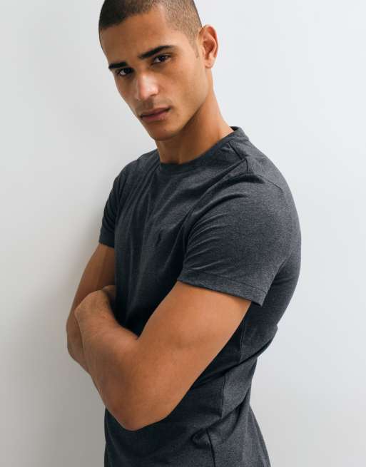 Polo Ralph Lauren t-shirt slim fit in nero spento, 4 di 5