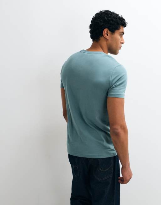 Polo Ralph Lauren t-shirt slim fit verde spento, 3 di 5