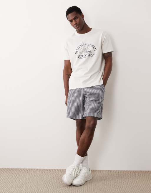 Polo Ralph Lauren - T-shirt vintage à imprimé sur le devant - Blanc, 2 de 5