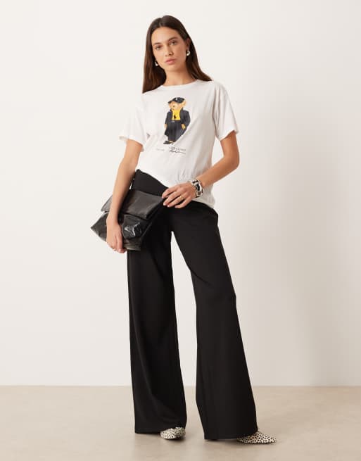 Polo Ralph Lauren t-shirt with bear logo in white, 2 of 4