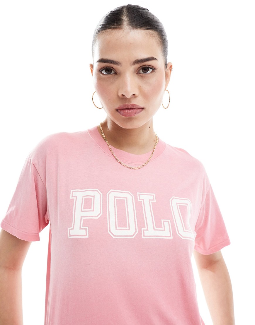 Polo Ralph Lauren t-shirt with chest logo in pink