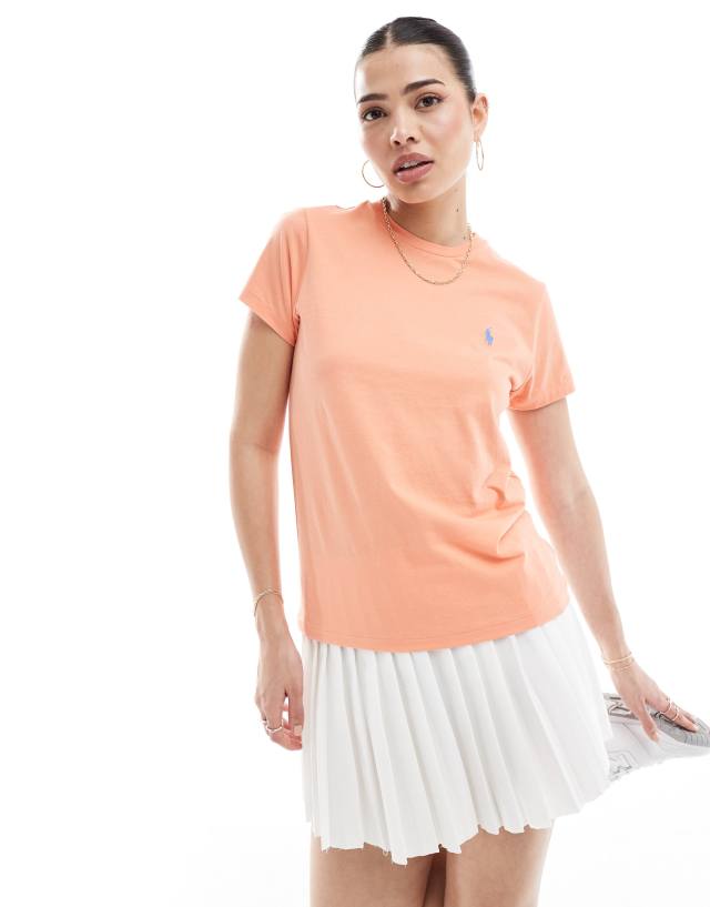 Polo Ralph Lauren - t-shirt with logo in orange