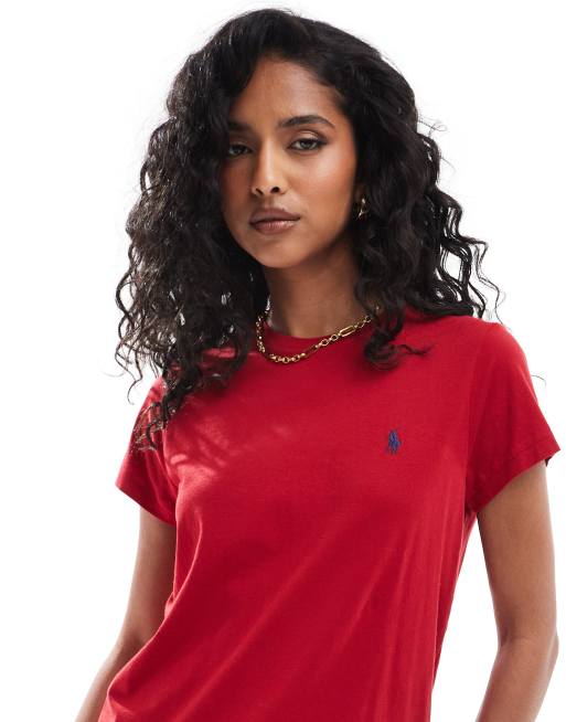 Polo Ralph Lauren t shirt with logo in red