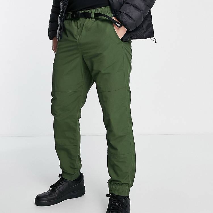 Polo Ralph Lauren tab waist nylon climbing trousers in green