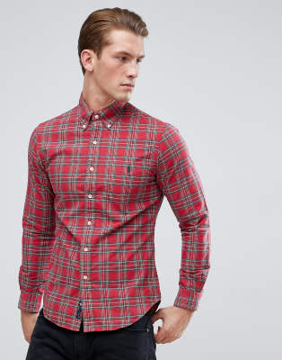 ralph lauren red checked shirt