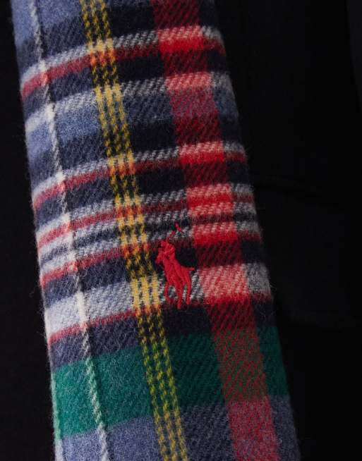 Polo Ralph Lauren tartan scarf in multi, 2 of 3