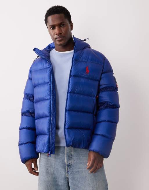 Polo Ralph Lauren – Team USA Hawthorne – Blå jacka i ripstop, 3 av 5