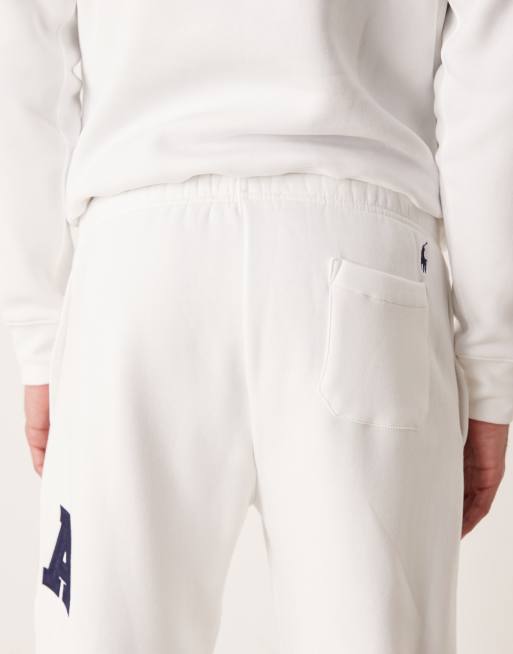 Polo Ralph Lauren Team USA unisex side logo joggers in White, 5 of 5