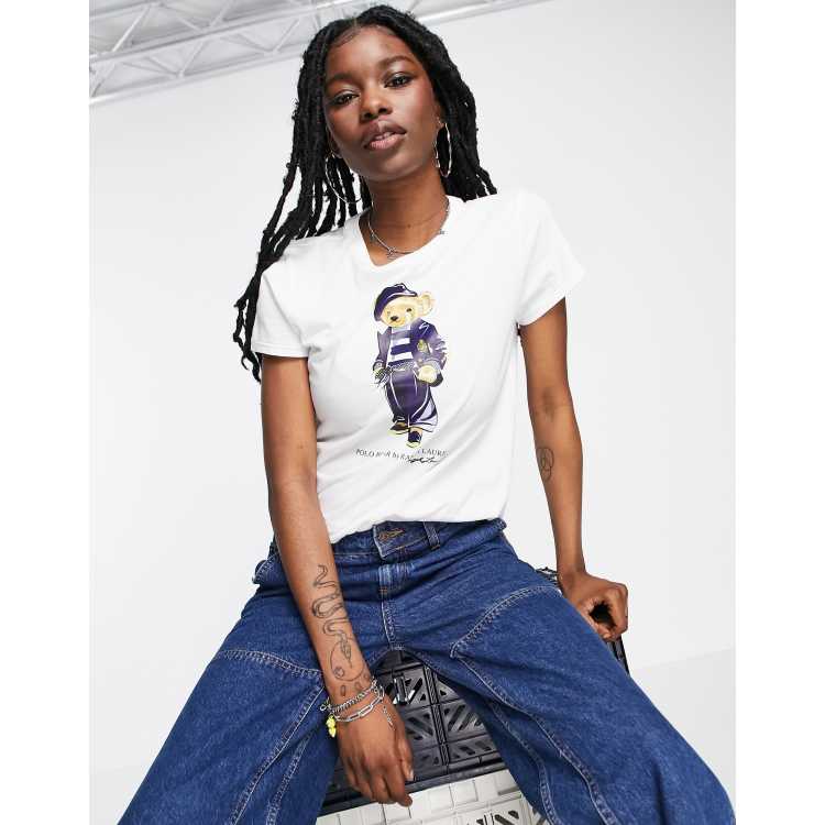 Polo Ralph Lauren teddy bear t-shirt in white | ASOS