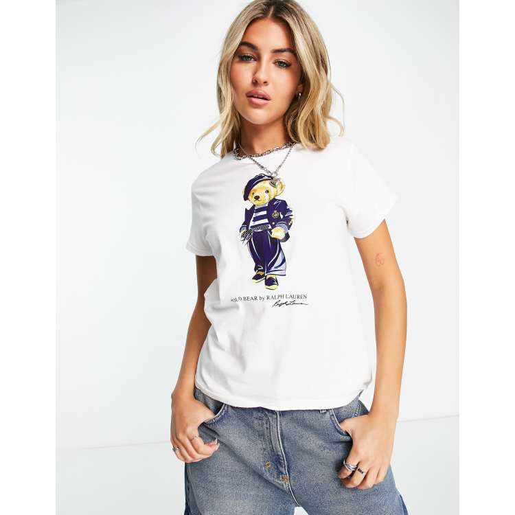 Ralph lauren teddy bear best sale tee shirt