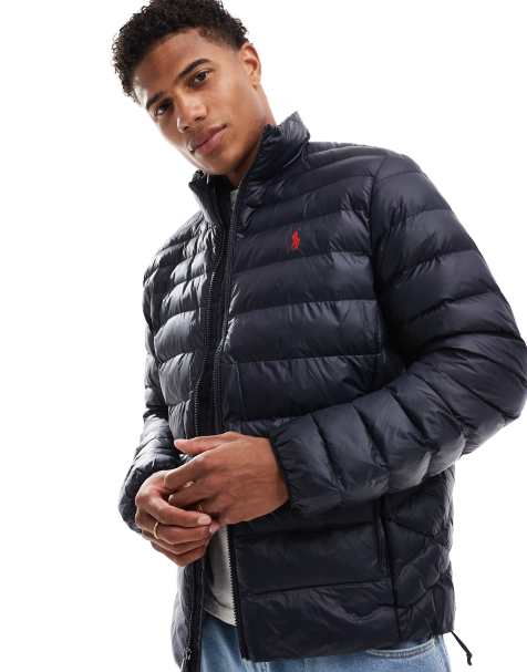 Polo Ralph Lauren – Terra – Leichte Steppjacke in Marineblau mit Markenlogo - view 1