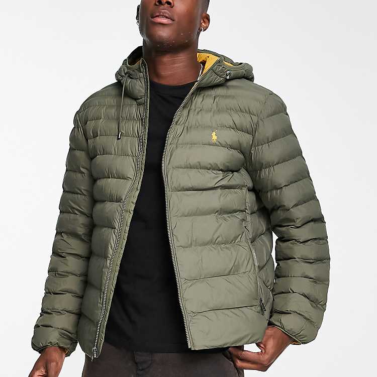 Polo Ralph Lauren - Terra - Lichtgewicht gewatteerd jack met capuchon in  groen | ASOS polo ralph lauren terra