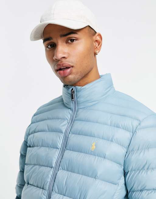 Ralph lauren light blue hot sale jacket