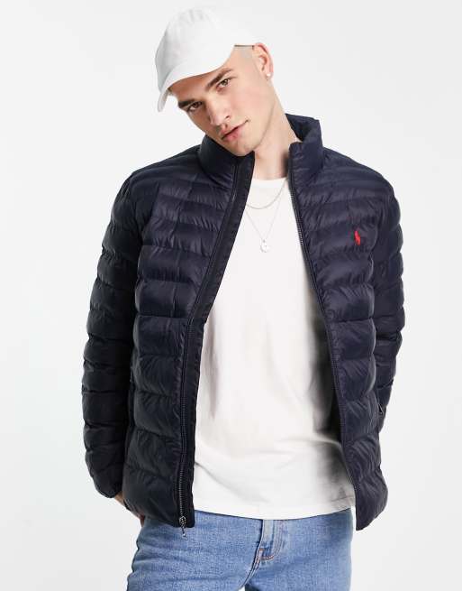 Polo Ralph Lauren Terra nylon puffer jacket in navy - NAVY