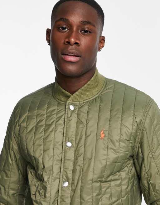 Ralph lauren padded bomber jacket sale