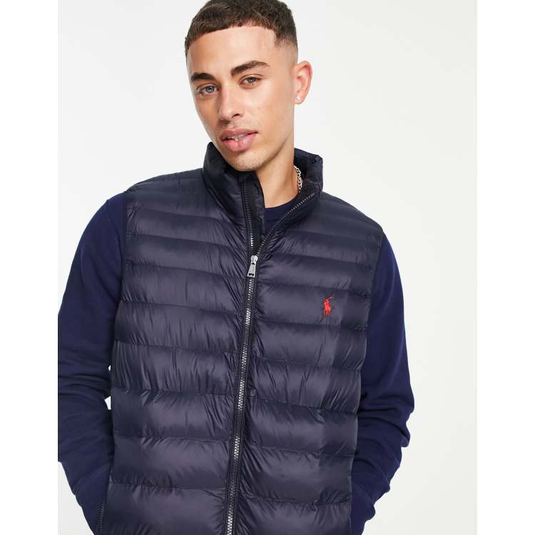 Polo bubble discount vest with hood