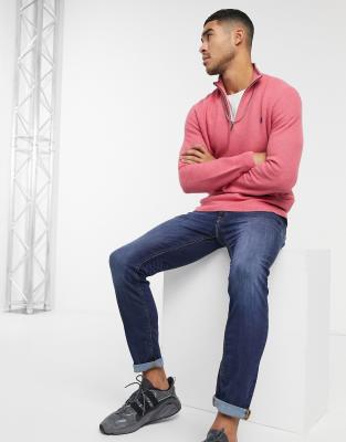 ralph lauren pima cotton half zip