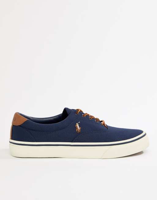 Ralph lauren thorton canvas on sale trainers