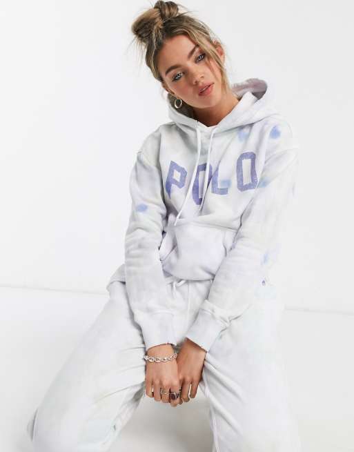Polo Ralph Lauren tie dye hoodie logo in multi | ASOS