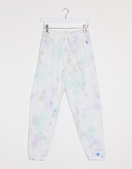 Polo Ralph Lauren tie dye jogger in multicolour