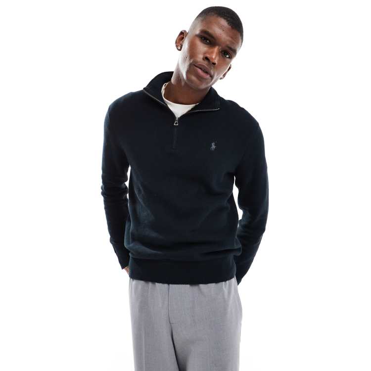 Polo ralph lauren black jumper best sale