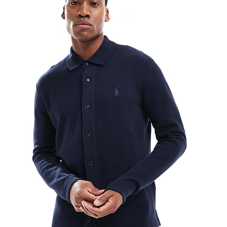Polo Ralph Lauren tonal icon logo long sleeve button up Polo Ralph Lauren tonal icon logo long sleeve button up