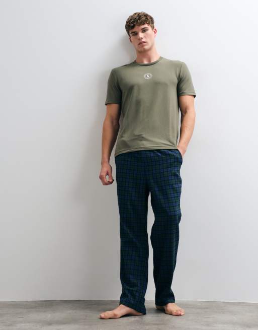 Polo Ralph Lauren top de manga corta para dormir en caqui, 2 de 5