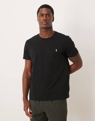 Polo Ralph Lauren - Top en coton doux à logo emblématique - Noir
